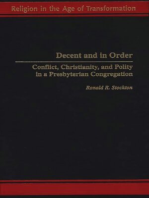 cover image of Decent and in Order